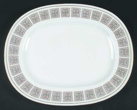 Acanthus 14" Oval Serving Platter