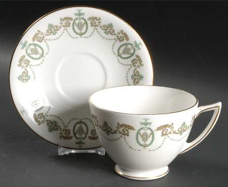 Adam Footed Cup & Saucer Set by Minton