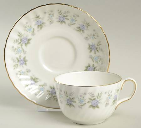 Alpine Spring Flat Cup & Saucer Set