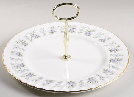 Alpine Spring Round Serving Plate with Center Handle (Dp) Hc