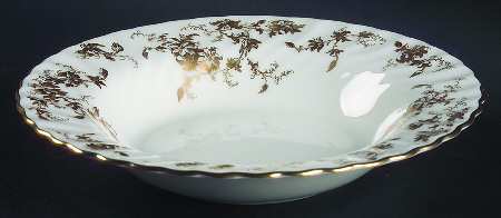 Ancestral Gold Rim Soup Bowl