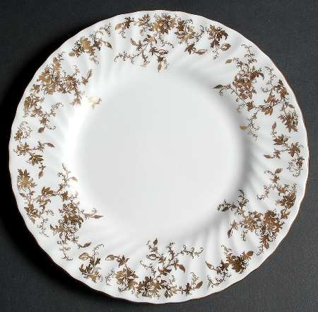 Ancestral Gold Luncheon Plate