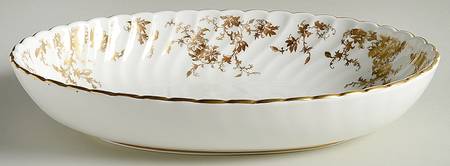 Ancestral Gold 10" Oval Vegetable Bowl