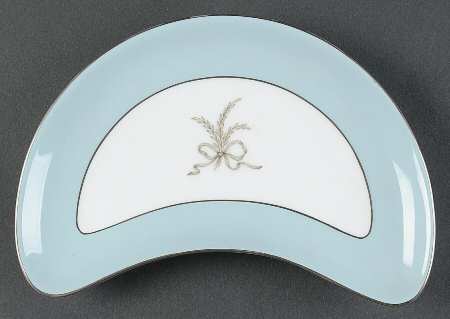 Ardsley Turquoise Crescent Salad Plate