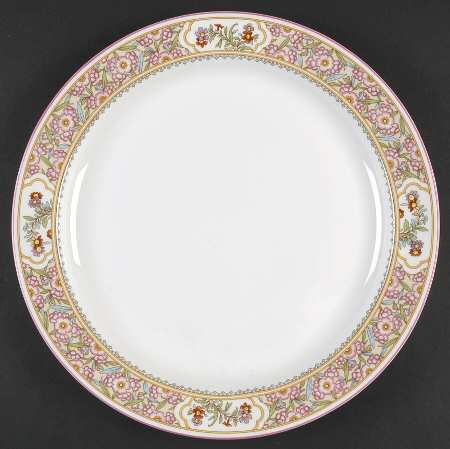 Asian Flowers 13" Chop Plate (Round Platter)