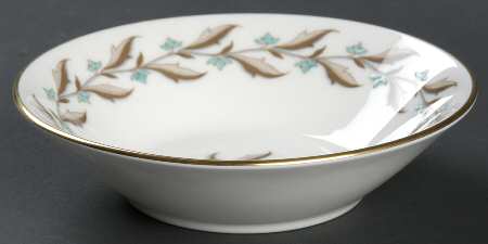 Ashton (Gold Trim) Fruit/Dessert (Sauce) Bowl