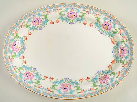 B833 13" Oval Serving Platter by Minton