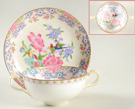 B865 Flat Bouillon Cup & Saucer