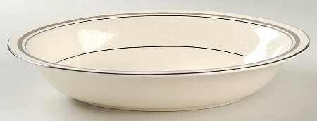 Bridal Veil 10" Oval Vegetable Bowl