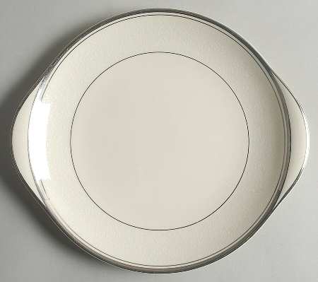 Bridal Veil Handled Cake Plate