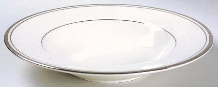 Bridal Veil Rim Soup Bowl