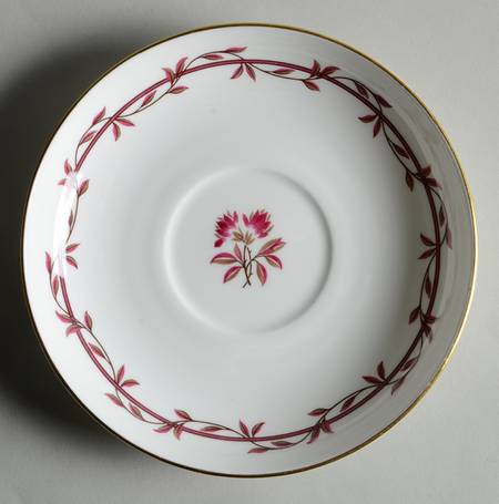 Carmine Saucer for Cream Soup Bowl by Minton