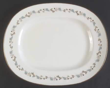 Champagne 15" Oval Serving Platter by Minton