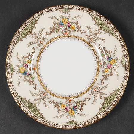 Chatham Green Ivory Bread & Butter Plate