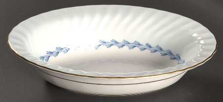 Cheviot Blue 10" Oval Vegetable Bowl