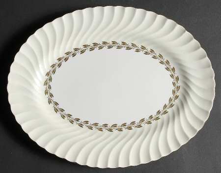 Cheviot Gold 12" Oval Serving Platter