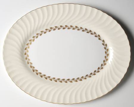 Cheviot Gold 15" Oval Serving Platter