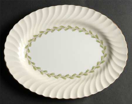 Cheviot Ivory 10" Oval Serving Platter