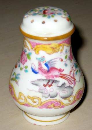 Cockatrice Pink (Smooth, Wreath Backstamp) Salt Shaker