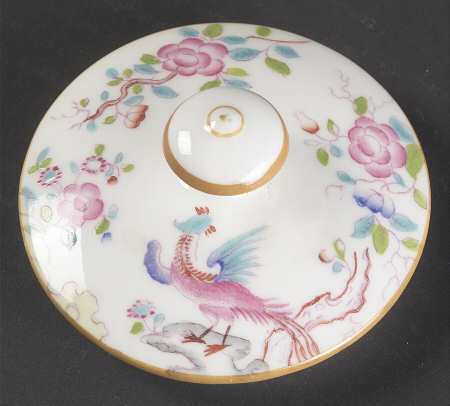 Cockatrice Pink (Smooth, Wreath Backstamp) Lid for Sugar Bowl