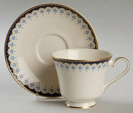 Footed Cup & Saucer Set