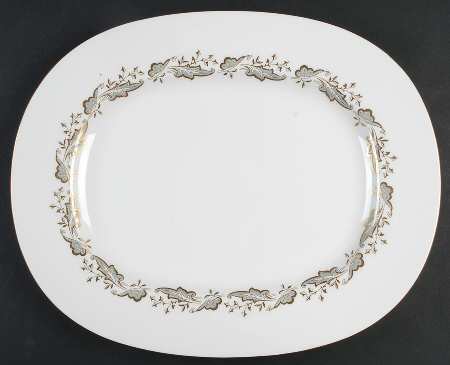 Corinthian 15" Oval Serving Platter