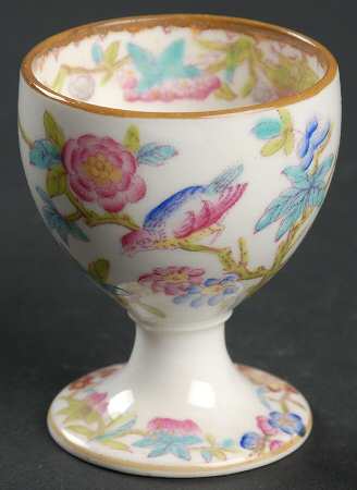 Cuckoo (Smooth, White, Wreath Bkstp) Single Egg Cup