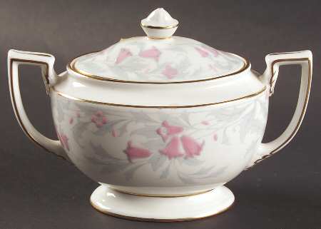 Debutante Gray Sugar Bowl & Lid