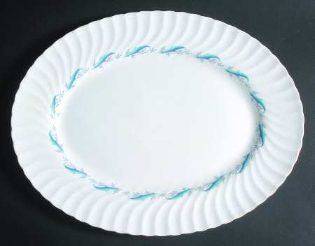 Downing 15" Oval Serving Platter by Minton