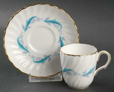 Downing Flat Demitasse Cup & Saucer Set