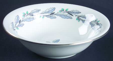 Elizabethan Oak (Blue Gray, #S641) Coupe Cereal Bowl