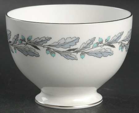Elizabethan Oak (Blue Gray, #S641) Open Sugar Bowl