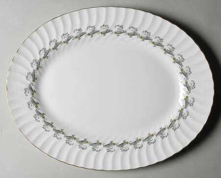 Ermine 15" Oval Serving Platter