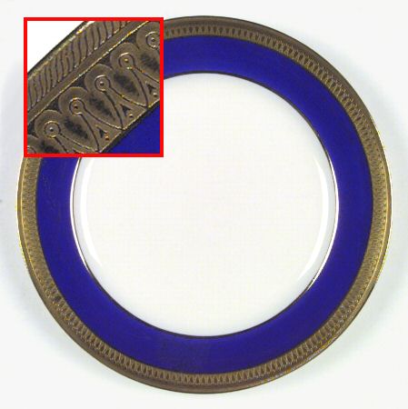 G6262 (Cobalt Blue Band) by Minton