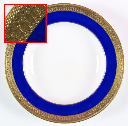 G6262 (Cobalt Blue Band) Rim Soup Bowl