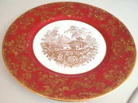 Genevese Crimson by Minton