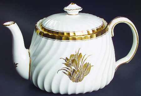 Gold Crocus Teapot & Lid
