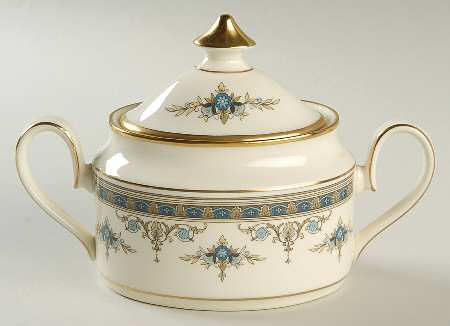Grasmere Blue Sugar Bowl & Lid