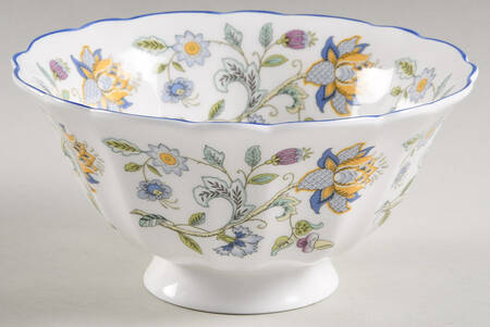 Haddon Hall Blue (Blue Trim) Open Candy Dish