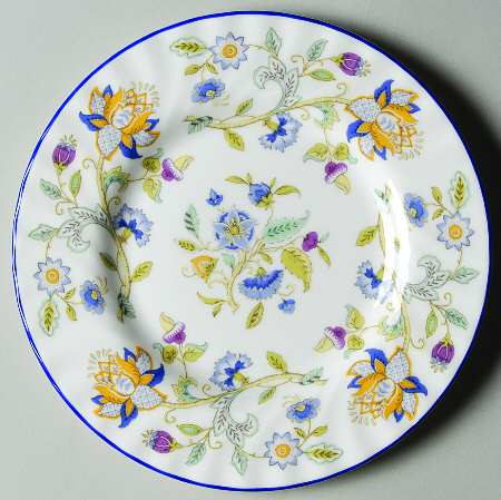 Haddon Hall Blue (Blue Trim) Bread & Butter Plate