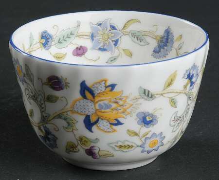 Haddon Hall Blue (Blue Trim) Mini Open Sugar Bowl