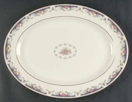 Hanbridge 16" Oval Serving Platter by Minton