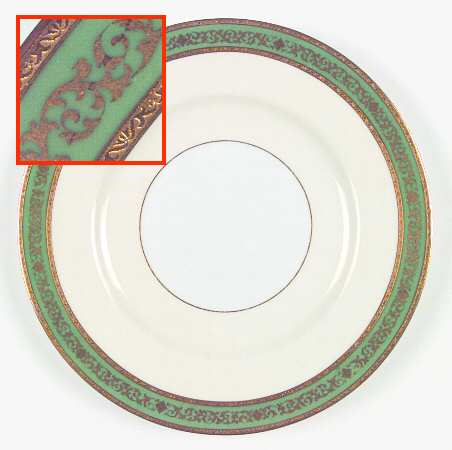 Ivory &amp; Green by Minton
