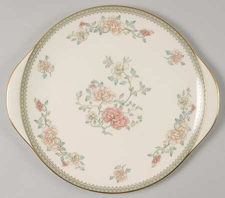 Jasmine Handled Cake Plate