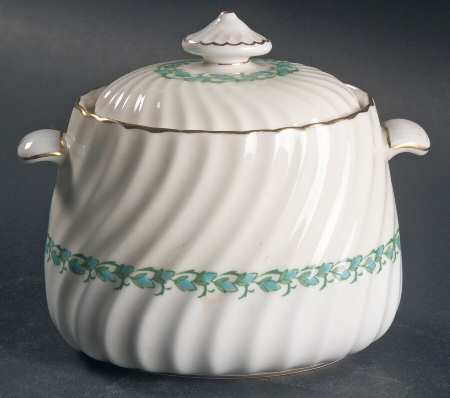 Lady Rodney (Cream Rim) Sugar Bowl & Lid