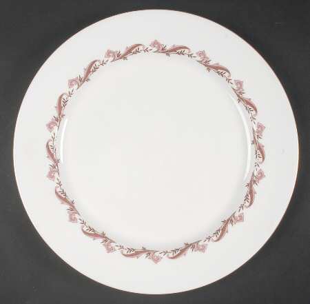 Laurentian Pink 12" Chop Plate (Round Platter)