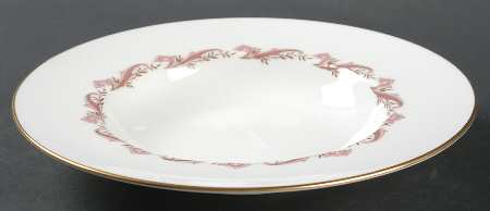 Laurentian Pink Large Rim Soup Bowl