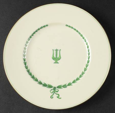 Lyre Green Salad Plate