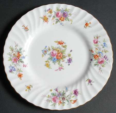 Marlow (Newer, Wreath Backstamp) Luncheon Plate
