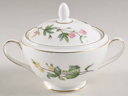 Meadow Smooth Sugar Bowl & Lid